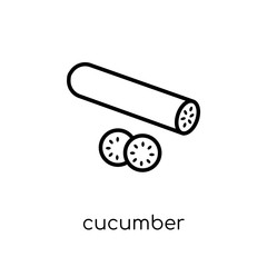 Cucumber icon from Fruit and vegetables collection.