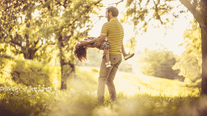 Father daughter time.