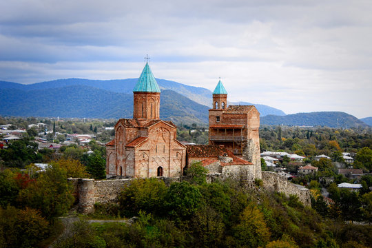 Gremi. 16th-century architectural monument. Religious Christianity orthodox monastery complex in Kakheti region Georgia.