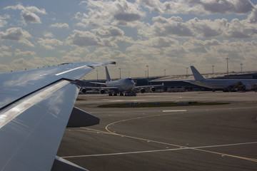 airplane in airport