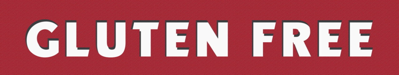 GLUTEN FREE Banner Stamp