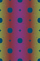 vector illustration. pattern with geometric ornament, decorative border. design for print fabric