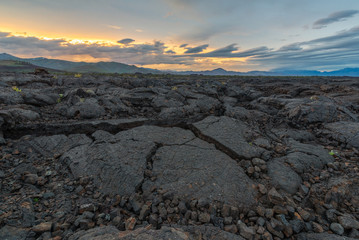 Lava field at Craters of the Moon National Monument & Preserve, Idaho, USA