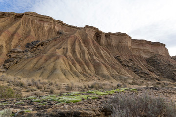 Bardenas Reales natural park, in Navarra, Spain