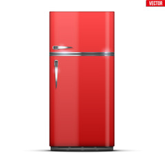 Modern Fridge Freezer refrigerator.