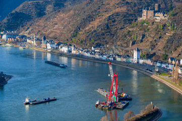 Havarie auf dem Rhein