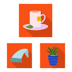 Vector illustration of dreams and night symbol. Collection of dreams and bedroom stock vector illustration.