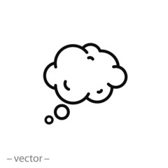 dream cloud icon vector