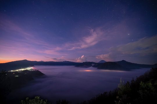 Sunrise at Bromo Tengger Semeru National Park, East Java, Indonesia