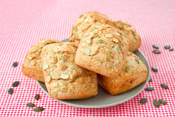 Kürbiskern-Brötchen