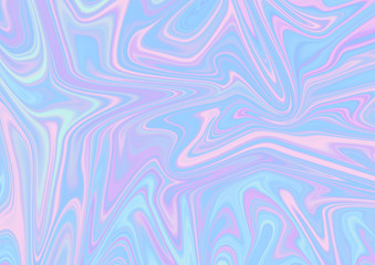 Abstract holographic background with pastel colors