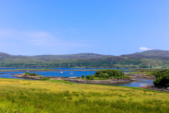 Landscape Of Laggan Bay Isle Of Ulva Scotland