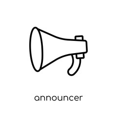 Announcer icon from collection.