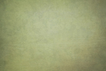 Fototapeta na wymiar Gray green painted canvas or muslin fabric cloth studio backdrop