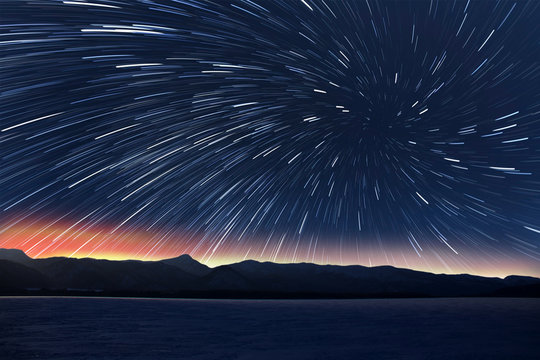 The starry sky
