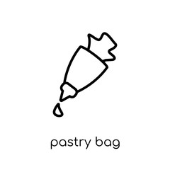 Pastry bag icon from Kitchen collection.