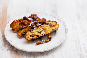 traditional portuguese Christmas cake bolo de rainha