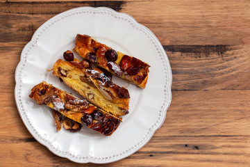 traditional portuguese Christmas cake bolo de rainha