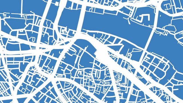 London, United Kingdom city map zoom out