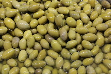 background of mediterranean olives