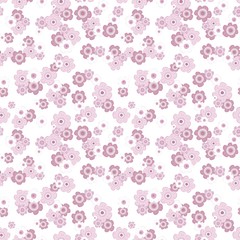 Seamless repeating floral background