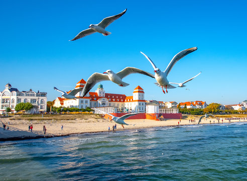 Strandpromenade Binz auf R&uuml;gen