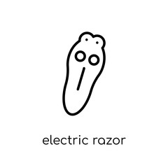 Electric razor icon from collection.