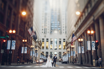 Beautiful wedding couple