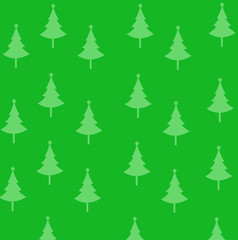 Abstract christmas trees vector illustration with colored background