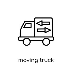 Moving truck icon from collection.