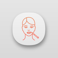 Lips neurotoxin injection app icon