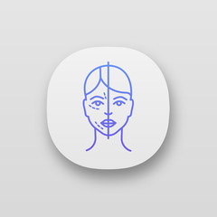 Before and after neurotoxin injection app icon