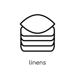 Linens icon from Furniture and household collection.