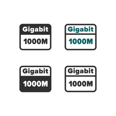 Gigabit ethernet icon