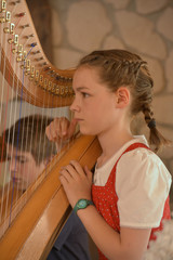 Harfen Musikantinnen