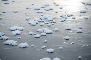 snow flowers are a rare natural phenomenon