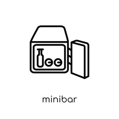 Minibar icon from Hotel collection.