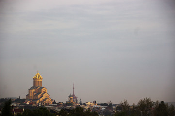 Fototapeta premium Holy Trinity Cathedral of Tbilisi, the main Cathedral of the Georgian Orthodox Church