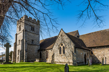All Saint's Church in Snodland, Near Maidstone, Kent, England, sitting near the banks of the River...