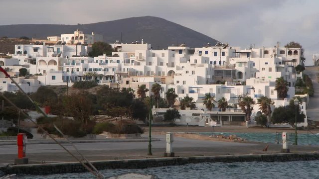 Lockdown: Stunning Cycladic Architecture in Naoussa Seen From the Old Harbor