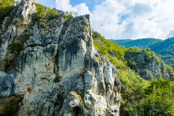 view of mountains. Serbia. Montenegro.