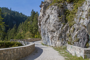 Alte Gaichtpassstrasse in Tirol