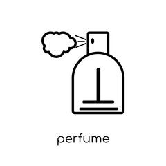 Perfume icon. Trendy modern flat linear vector Perfume icon on white background from thin line Luxury collection