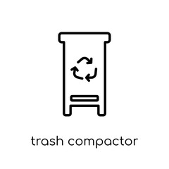 trash compactor icon from Electronic devices collection.