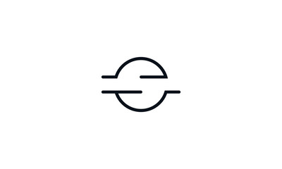S tech logo technology vector logo s
