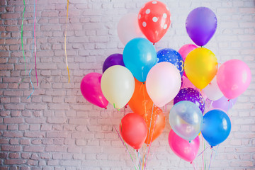 Many multicolored inflatable balls © Евгений Вершинин