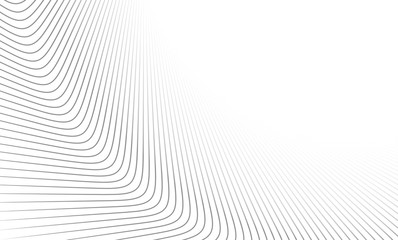 Vector Illustration of the pattern of gray lines on white background. EPS10. - 236970918