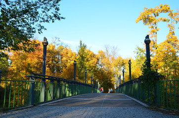 Die Brücke im Herbst