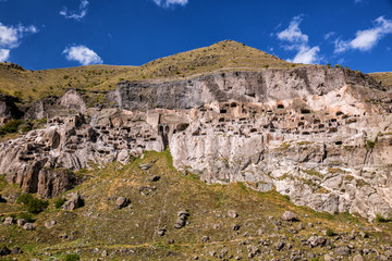 Fototapeta na wymiar Vardzia cave monastery