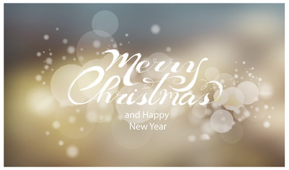 Blurred abstract christmas background